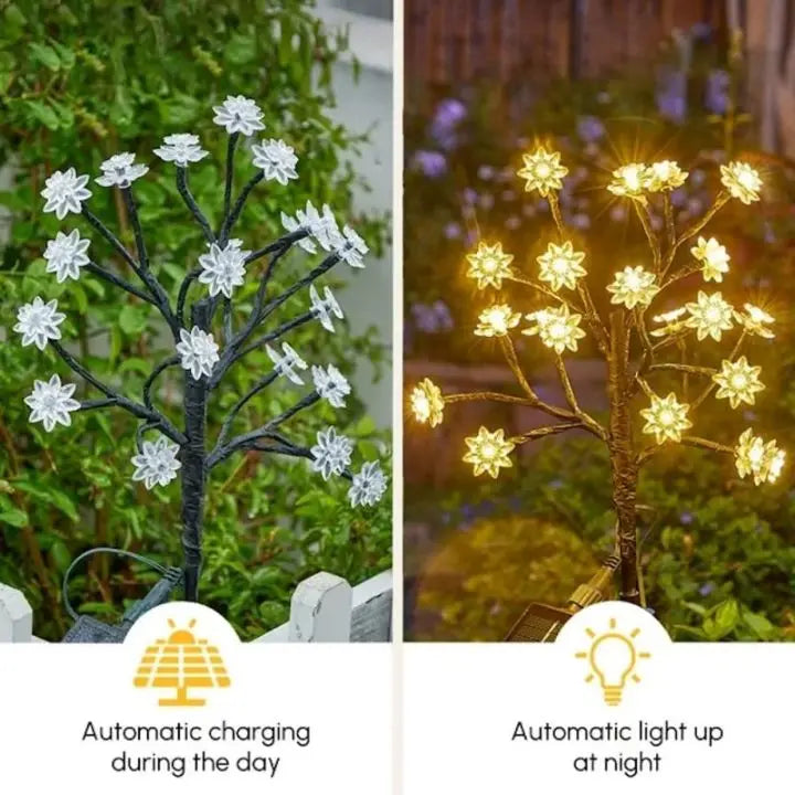 Avtoit | Solar Cherry Blossom Lights | Waterproof LED Decor for Outdoors