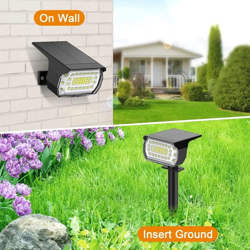 Avtoit | Solar-LED-Spotlight for outdoor use – Weatherproof garden lighting with 3 brightness levels