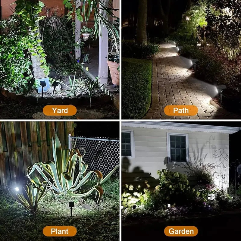 Avtoit | Solar-LED-Spotlight for outdoor use – Weatherproof garden lighting with 3 brightness levels