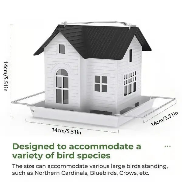 Avtoit | Solar-Birdhouse with LED – Illuminating Garden Lantern & Feeder Station in one!