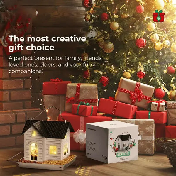 Avtoit | Solar-Birdhouse with LED – Illuminating Garden Lantern & Feeder Station in one!