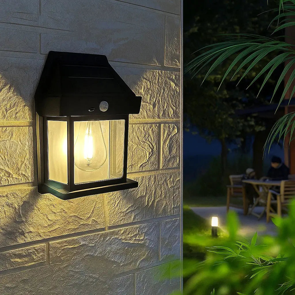 Avtoit | Solar Wall Light – Weatherproof Outdoor Lighting with Sensor