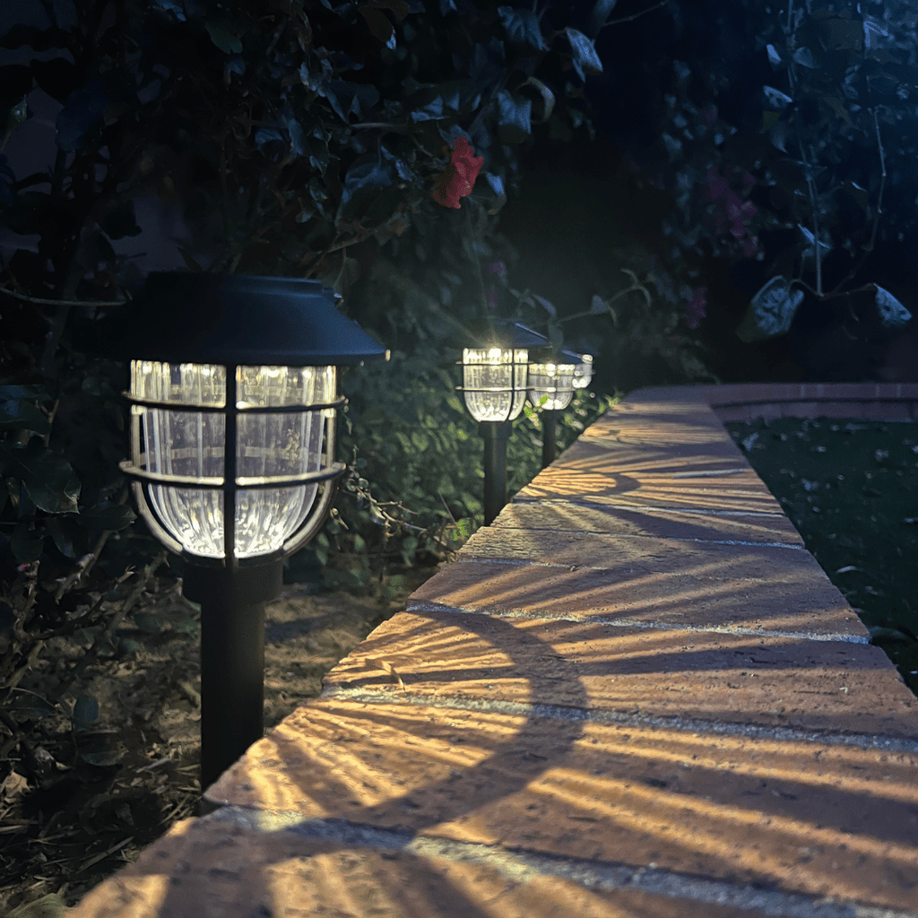 Avtoit | Solar-powered LED Garden Path Lights for Safe & Decorative Outdoor Lighting (Set of 2)