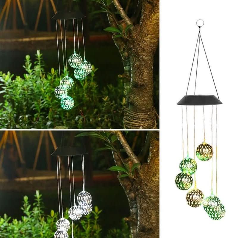 Avtoit | Solar Wind Chime with LED Light for Garden & Terrace