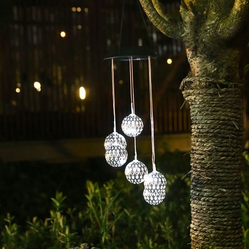 Avtoit | Solar Wind Chime with LED Light for Garden & Terrace
