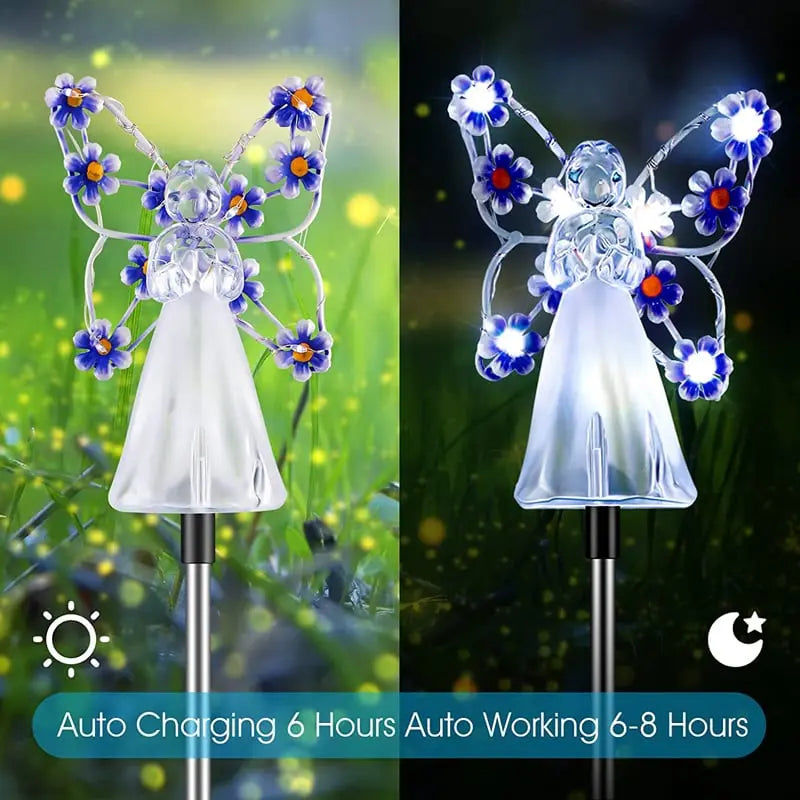 Avtoit | Solar-powered angel garden light – Waterproof memorial decoration for outdoor areas!