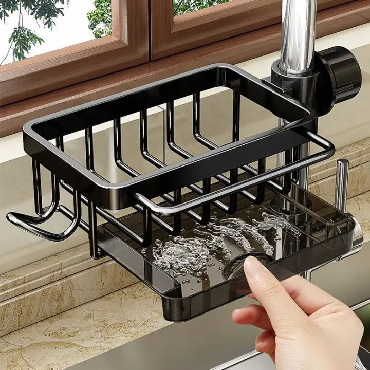 Avtoit | Faucet sink organizer – stainless steel, compact and practical