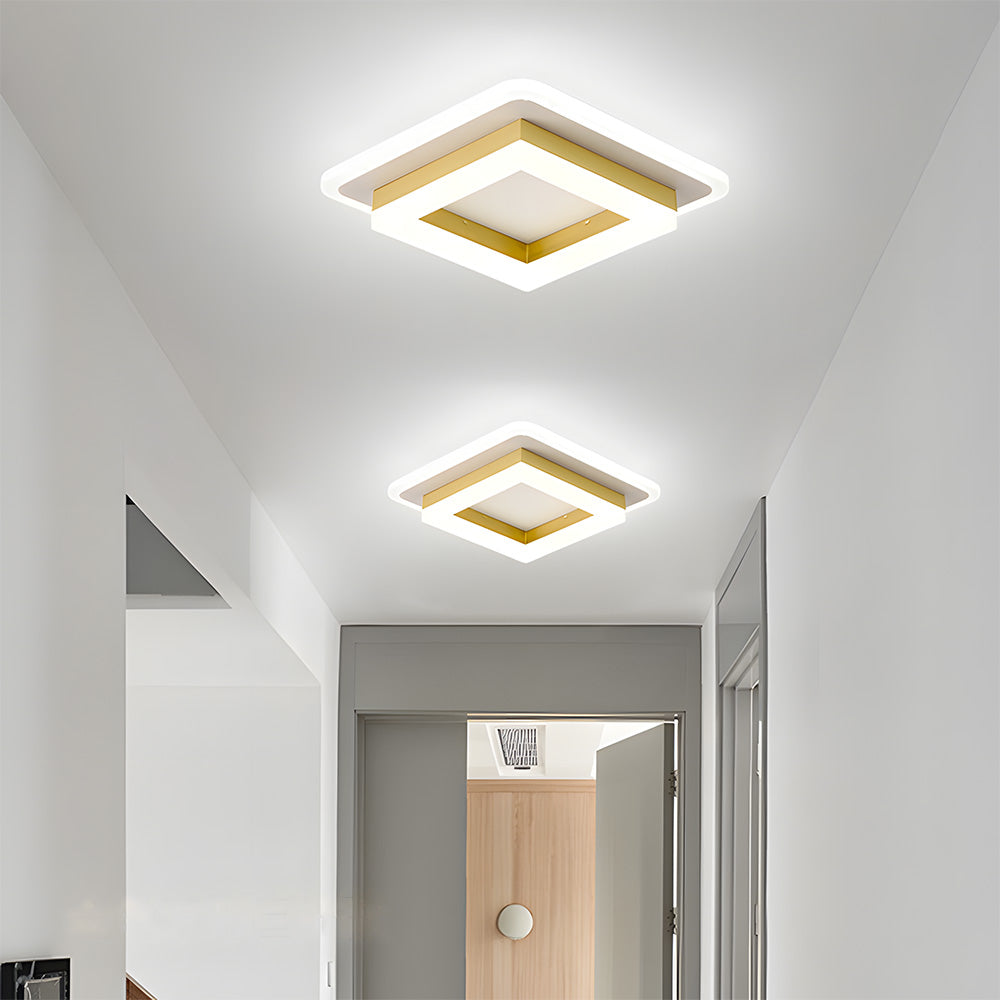 Avtoit | Slim Square Modern LED Ceiling Light – Minimalist Flush-Mount for Soft Ambient Lighting
