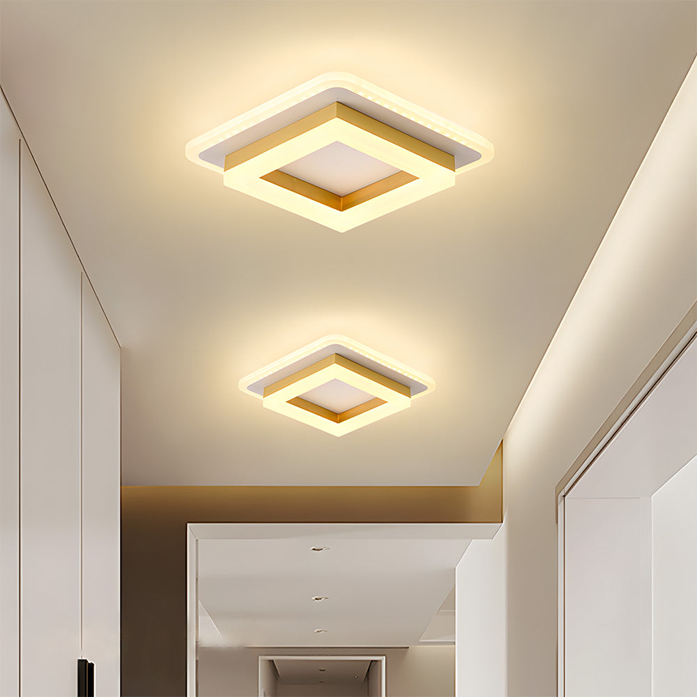 Avtoit | Slim Square Modern LED Ceiling Light – Minimalist Flush-Mount for Soft Ambient Lighting