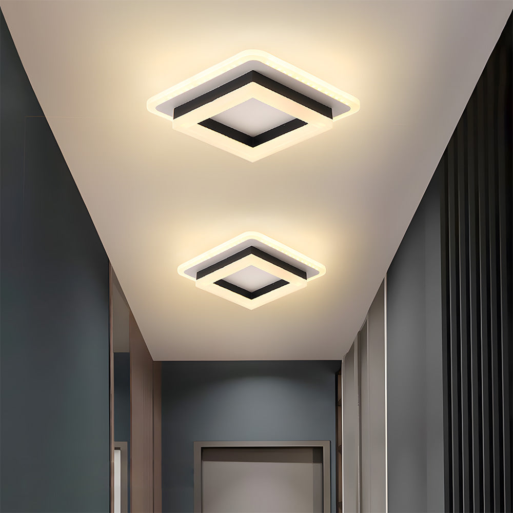 Avtoit | Slim Square Modern LED Ceiling Light – Minimalist Flush-Mount for Soft Ambient Lighting