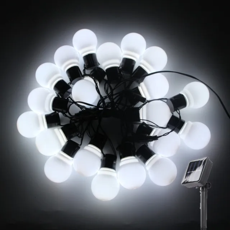 Avtoit | Waterproof Outdoor String Lights - Solar Garden Lighting for Balcony & Terrace
