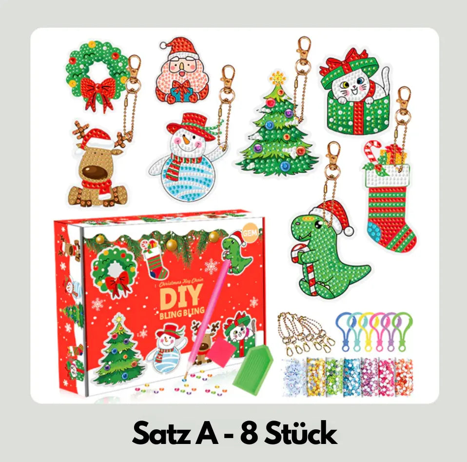 Avtoit | Strass Ornament Keychain Set