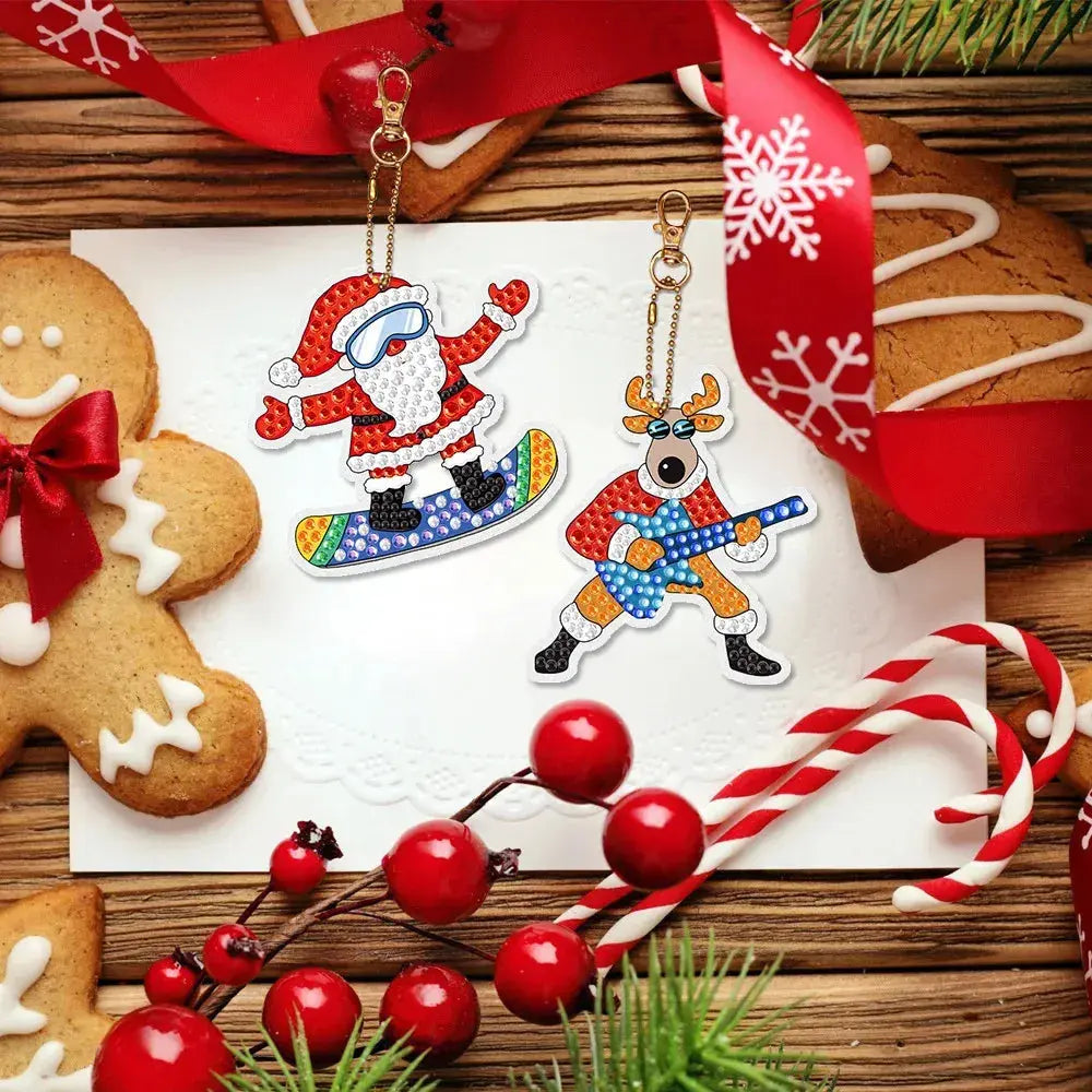 Avtoit | Strass Ornament Keychain Set