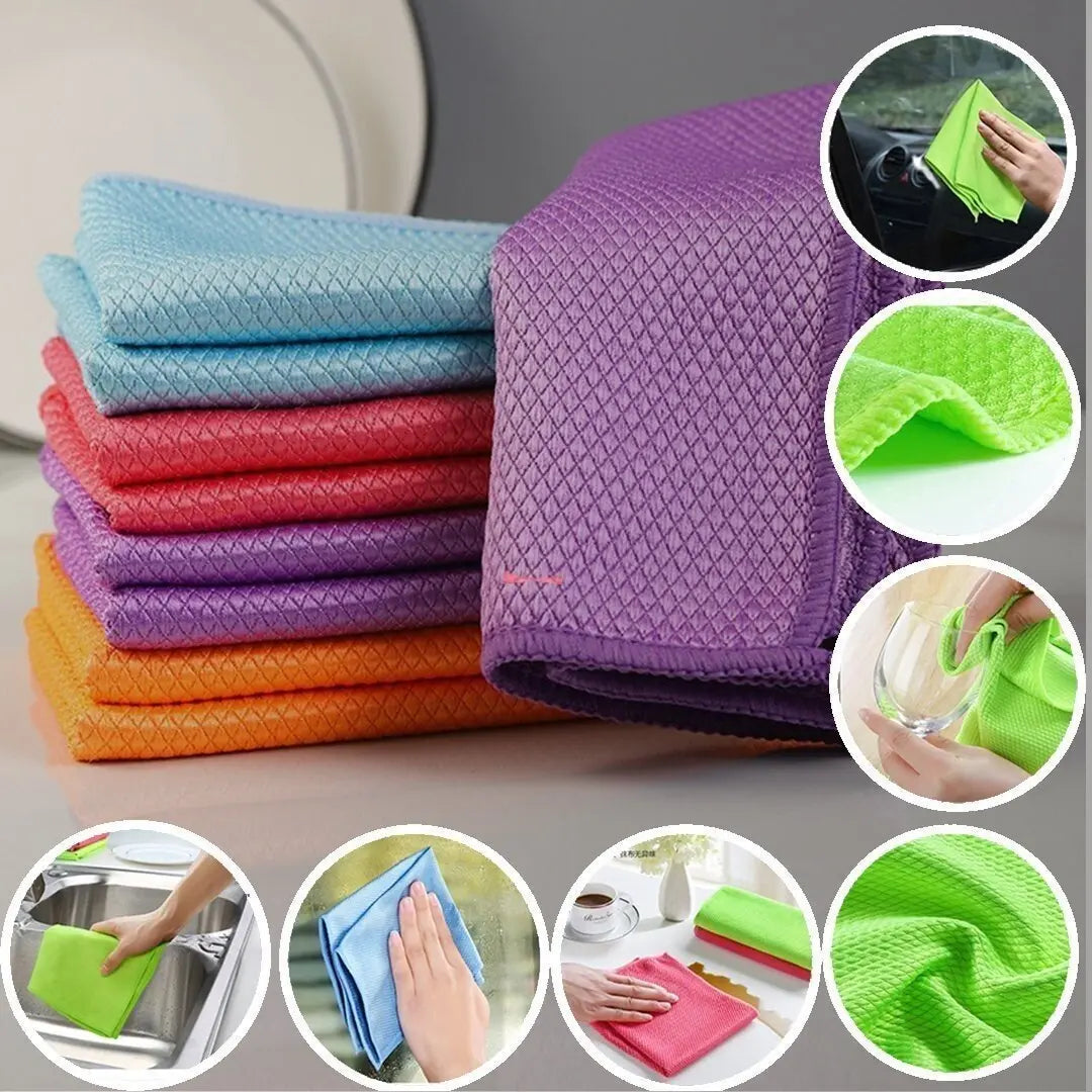 Avtoit | Stripe-free Reusable Cleaning Cloths – Effortless & Chemical-free