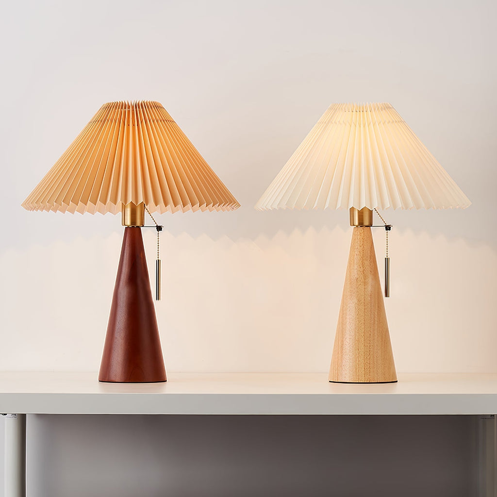Avtoit | AntiqueRadiance – Elegant Wood and Metal Table Lamp
