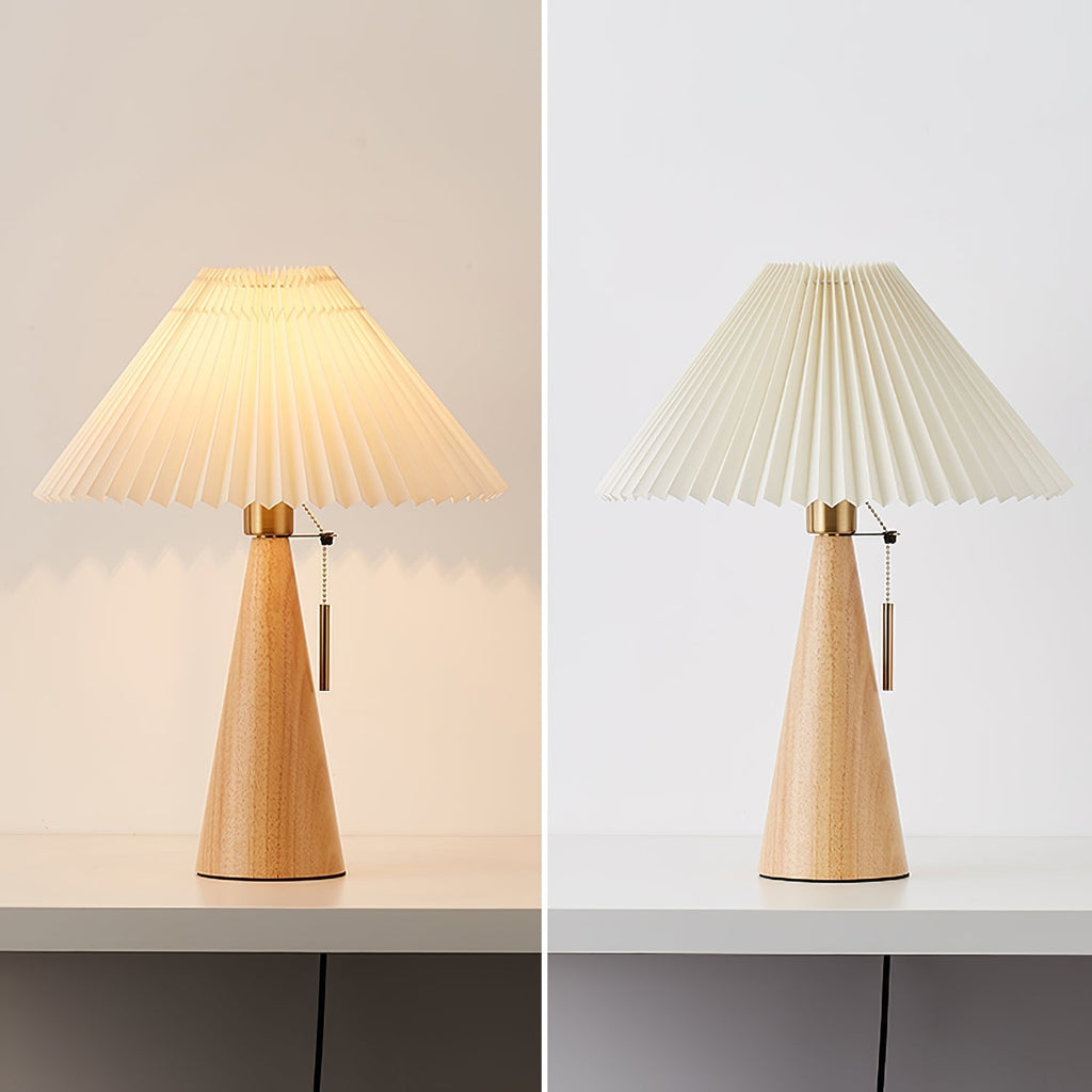 Avtoit | AntiqueRadiance – Elegant Wood and Metal Table Lamp