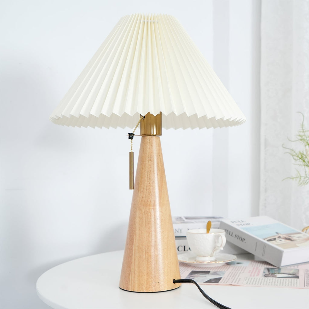 Avtoit | AntiqueRadiance – Elegant Wood and Metal Table Lamp