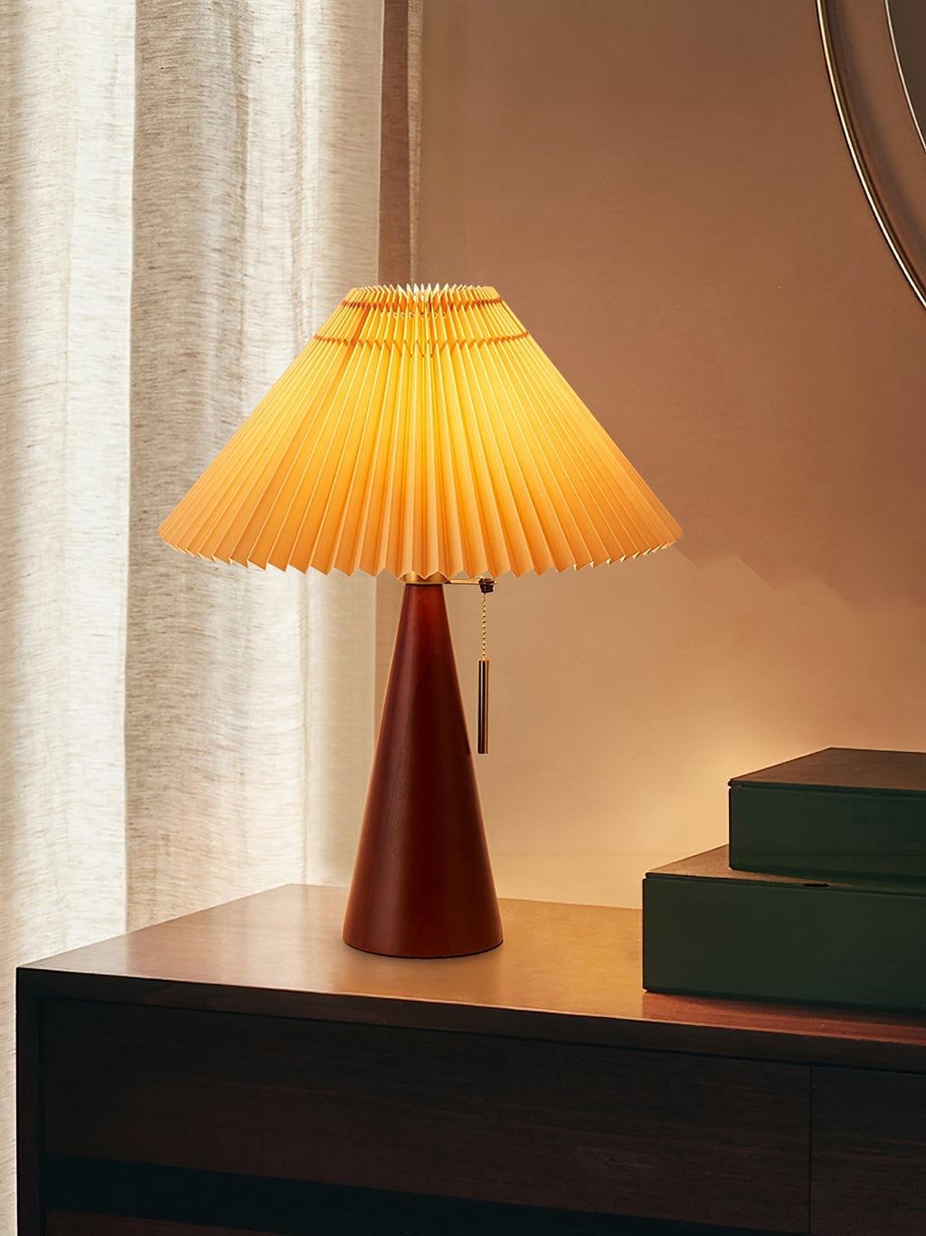 Avtoit | AntiqueRadiance – Elegant Wood and Metal Table Lamp