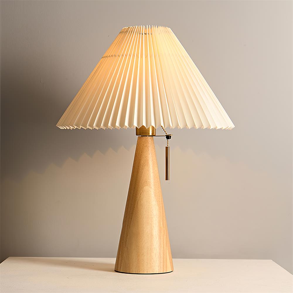 Avtoit | AntiqueRadiance – Elegant Wood and Metal Table Lamp