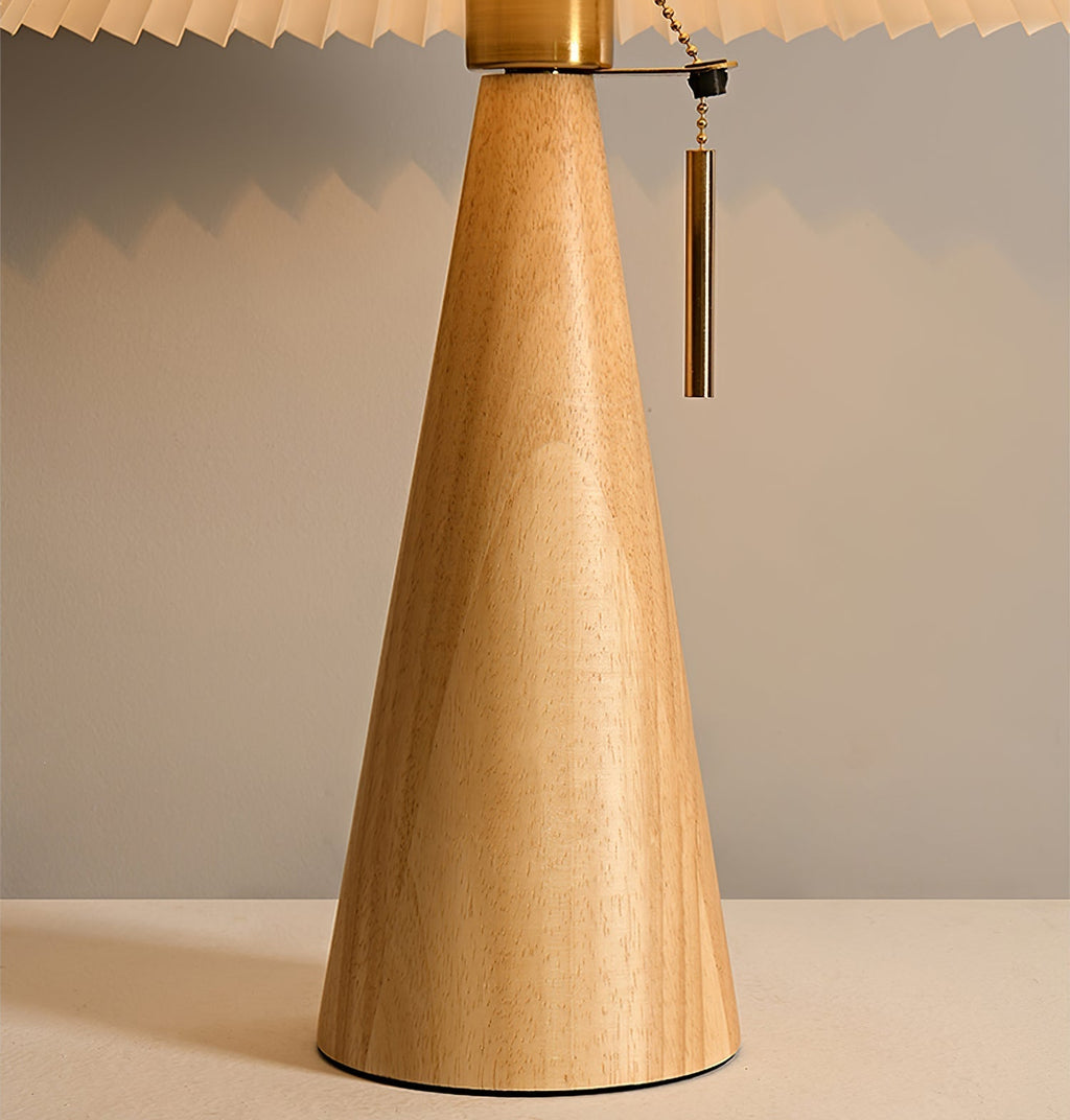 Avtoit | AntiqueRadiance – Elegant Wood and Metal Table Lamp