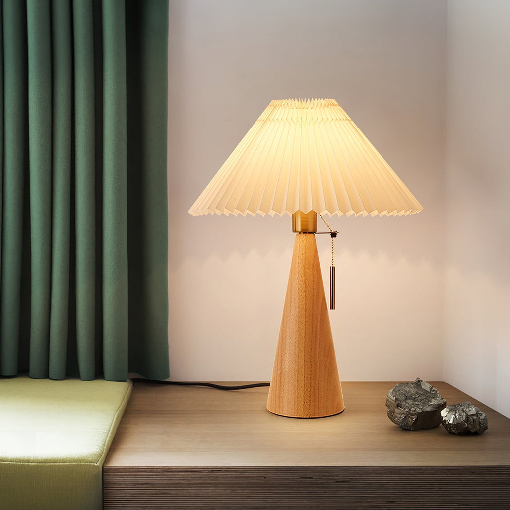Avtoit | AntiqueRadiance – Elegant Wood and Metal Table Lamp
