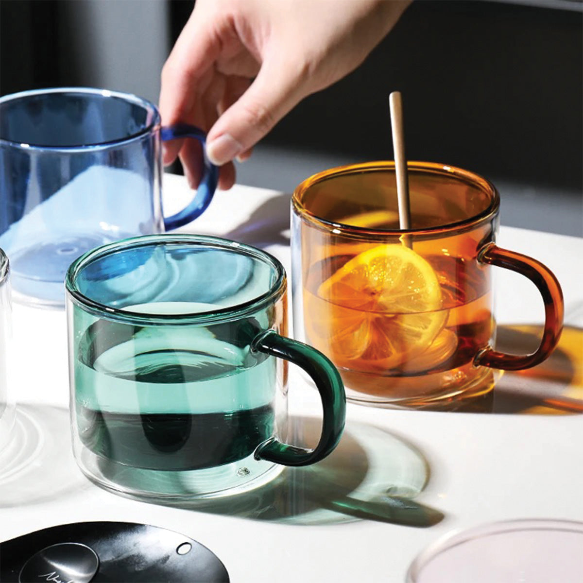 Avtoit | DoublyMug | Tinted glass mug for hot beverages