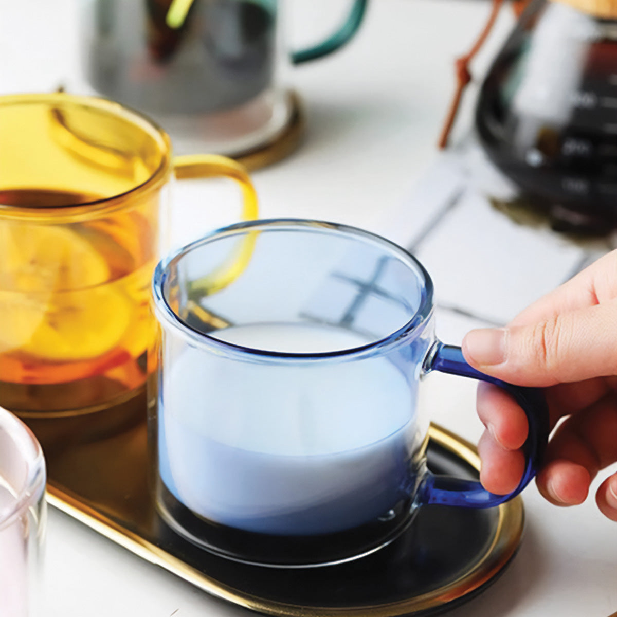 Avtoit | DoublyMug | Tinted glass mug for hot beverages