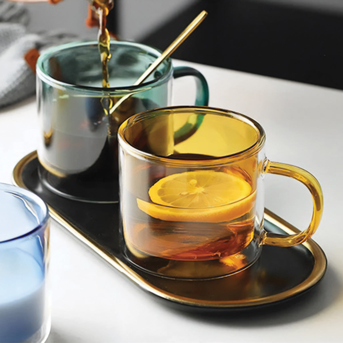 Avtoit | DoublyMug | Tinted glass mug for hot beverages