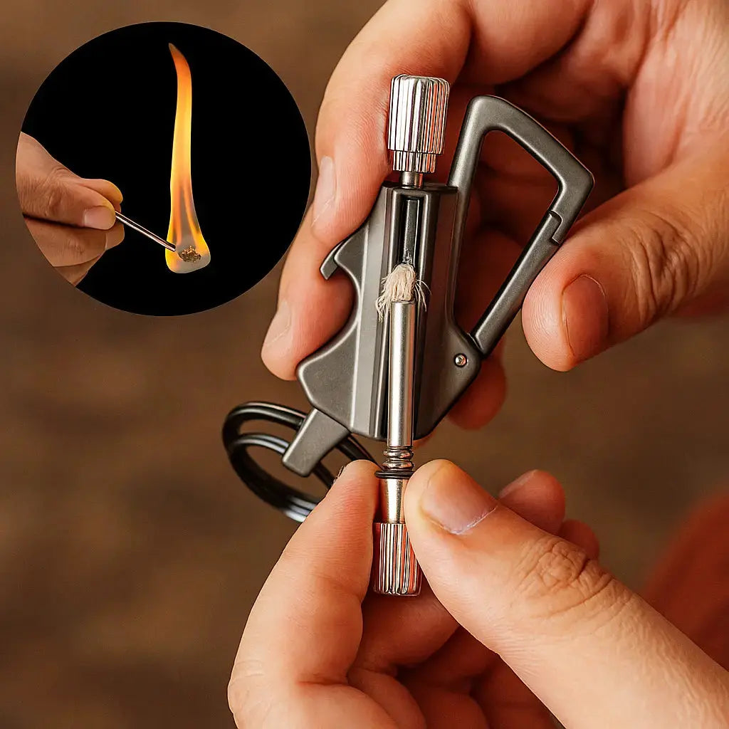 Avtoit | Survival Fire Starter with Bottle Opener – Robust Matches for On the Go