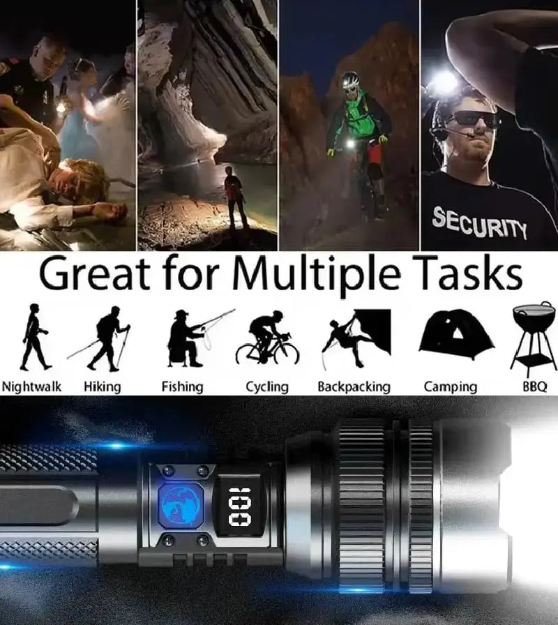 Avtoit | Survival LED flashlight with emergency power function – Safe through any situation