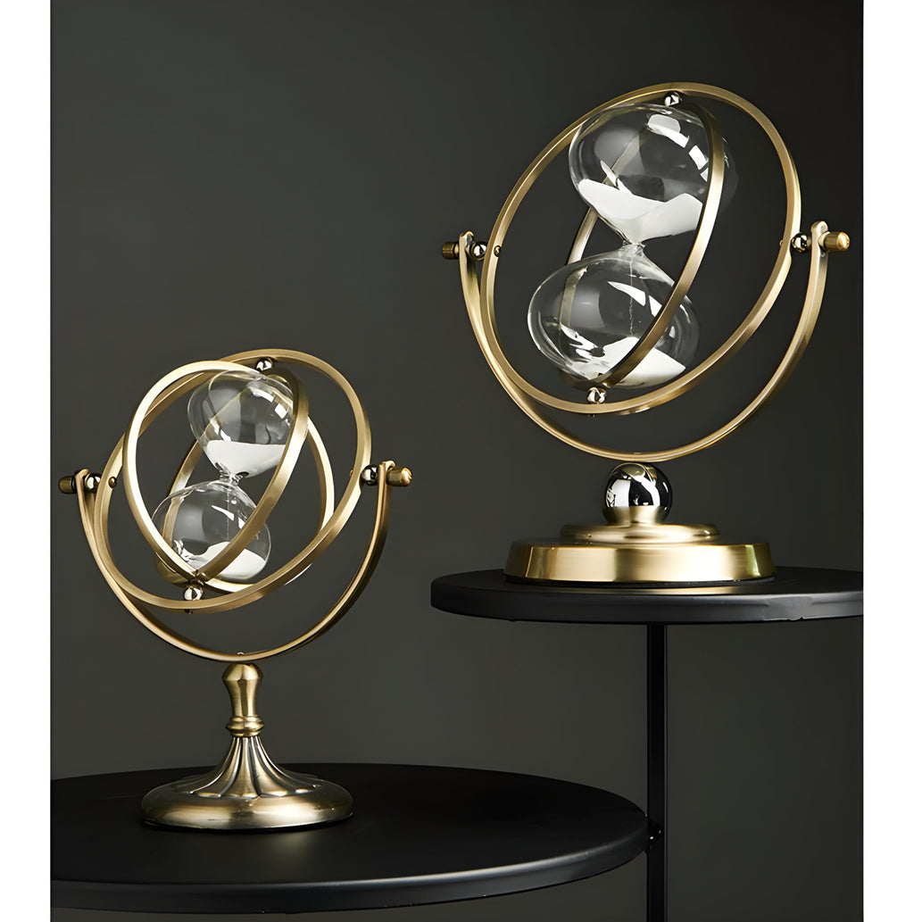 Avtoit | GracefulTime Clock – Luxury Hourglass with Elegant Gold Frame & Timeless Design