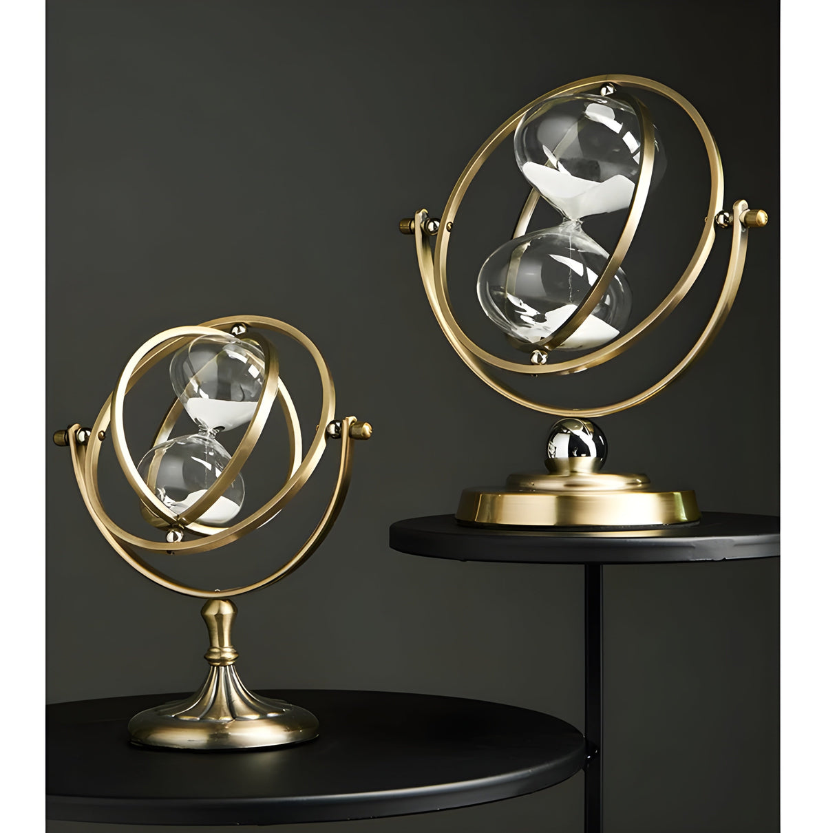 Avtoit | GracefulTime Clock – Luxury Hourglass with Elegant Gold Frame & Timeless Design