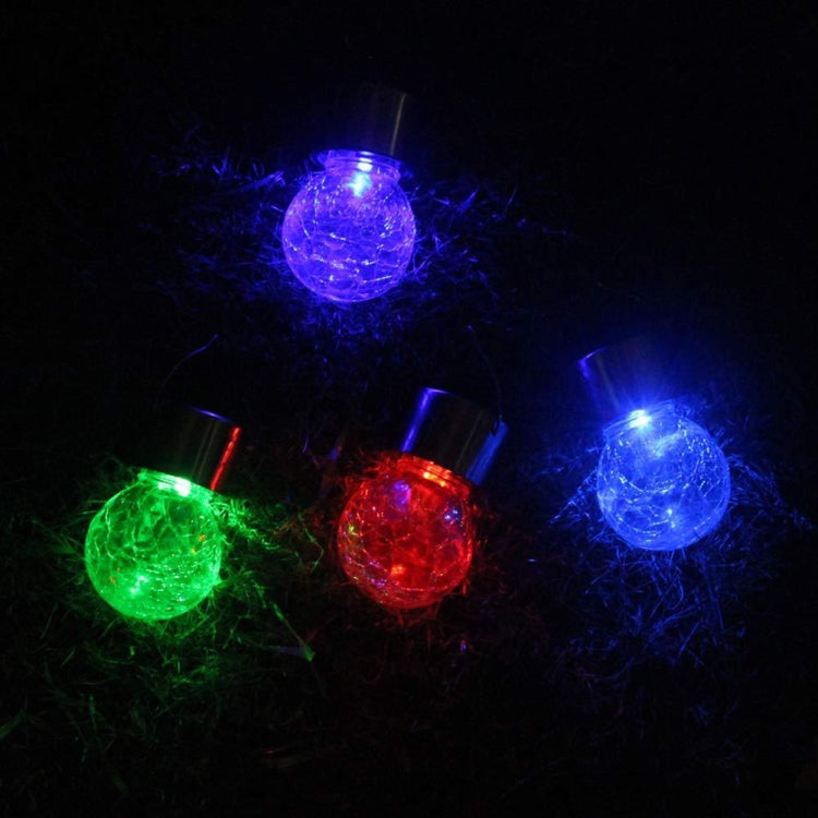 Avtoit | 12 PCS Snap Ball Solar Chandelier Outdoor Garden Courtyard Holiday Decorative Light with Clip (Warm White Light)