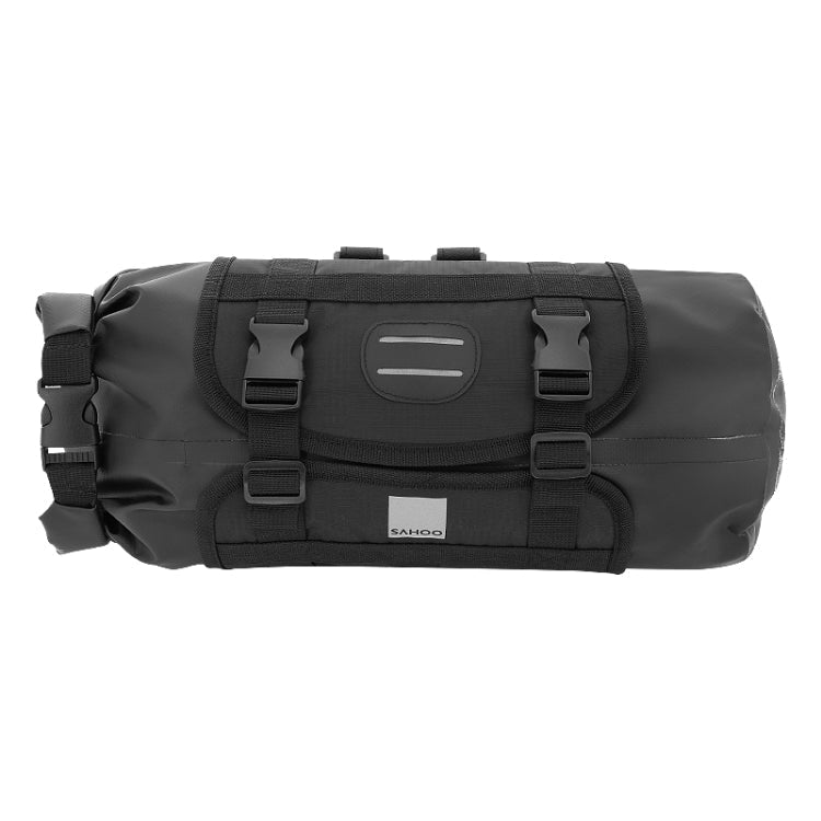Avtoit | SAHOO 11L Enlarged Bicycle Front Bag Mountain Bike Clip Mesh Waterproof and Wear-resistant Handlebar Bag (Black)