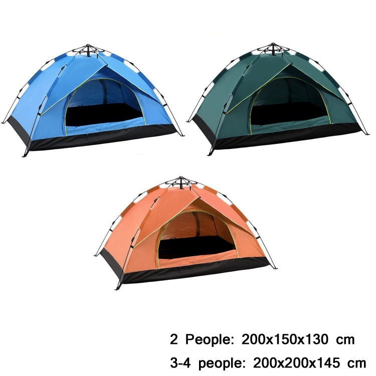 Avtoit | TC-014 Outdoor Beach Travel Camping Automatic Spring Multi-Person Tent For 2 People (Green+Mat)