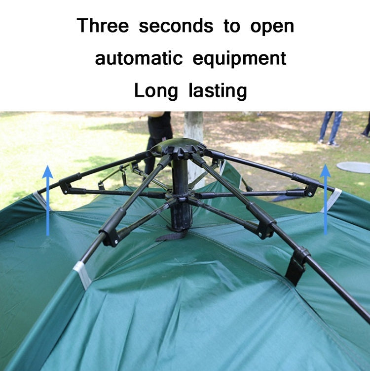 Avtoit | TC-014 Outdoor Beach Travel Camping Automatic Spring Multi-Person Tent For 2 People (Green+Mat)