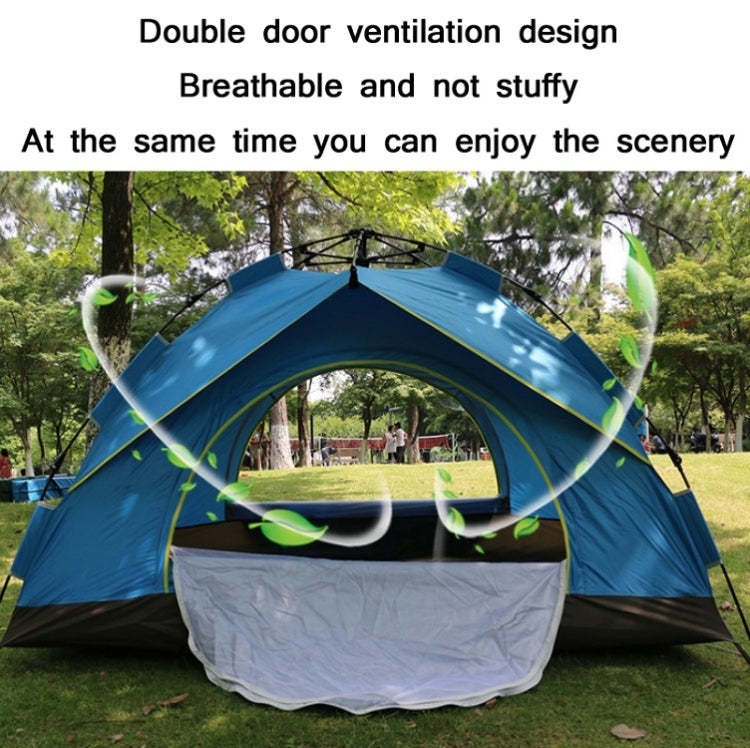 Avtoit | TC-014 Outdoor Beach Travel Camping Automatic Spring Multi-Person Tent For 2 People (Green+Mat)