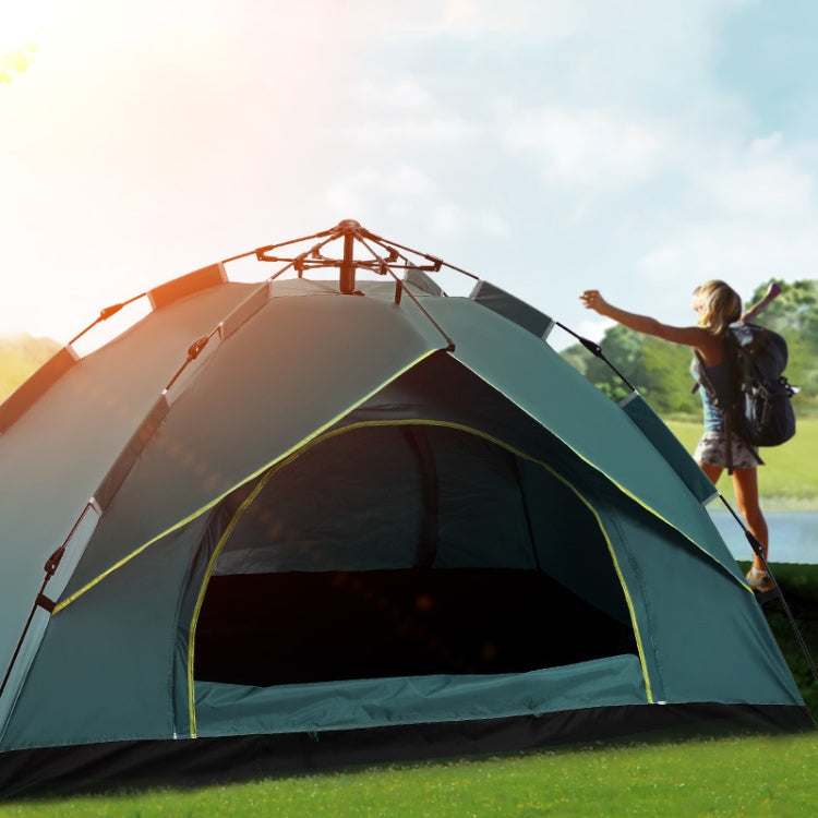 Avtoit | TC-014 Outdoor Beach Travel Camping Automatic Spring Multi-Person Tent For 2 People (Green+Mat)
