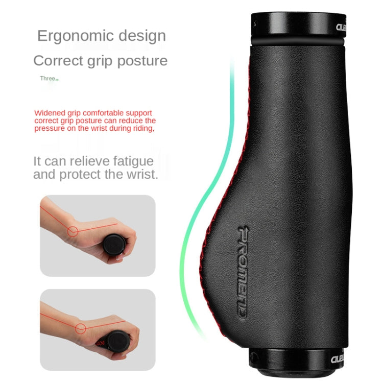 Avtoit | 1 Pair PROMEND GR-502H Bicycle Mountain Bike Folding Bike Lock Ergonomic Meatball Gloves (Black Crack)
