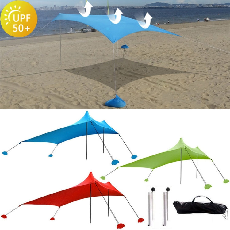 Avtoit | Outdoor Beach Lycra Canopy Camping Tent Sunshade Fishing Tent, Size: 210x160x150cm(Blue)