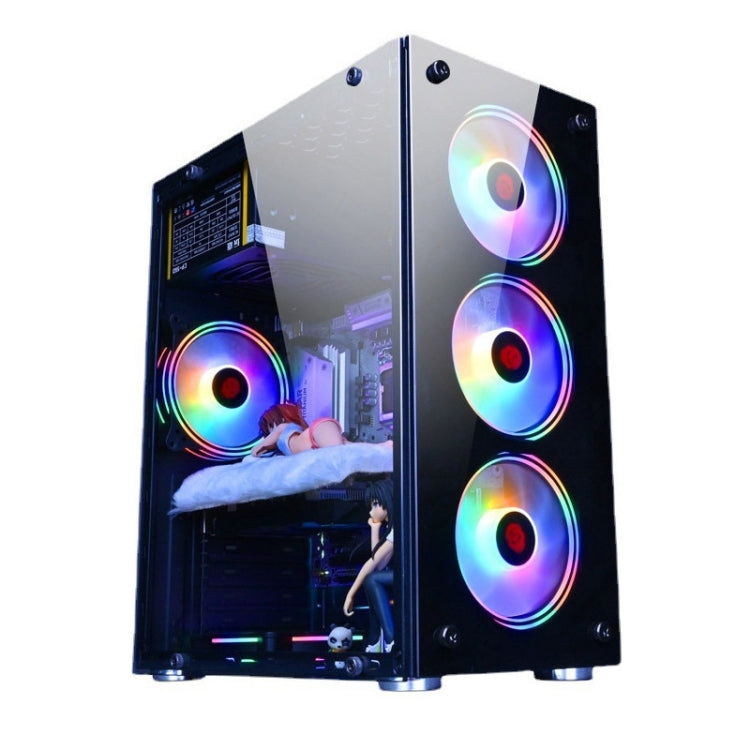 Avtoit | Computer CPU RGB glowing radiator 8 fans + remote control