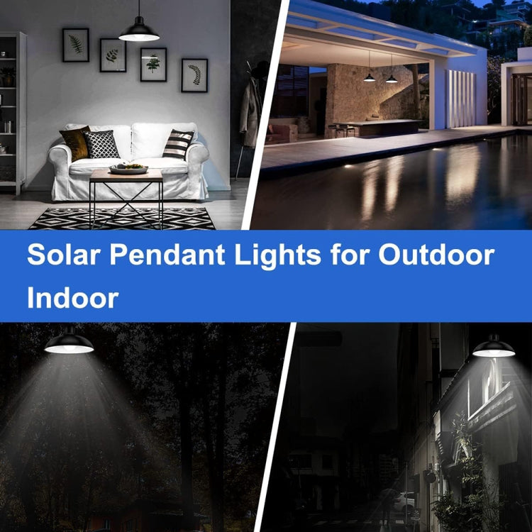 Avtoit | IP65 Waterproof Outdoor Solar LED Light Bulb Chandelier Indoor Lights, Specification: Simple White Light with Remote Control