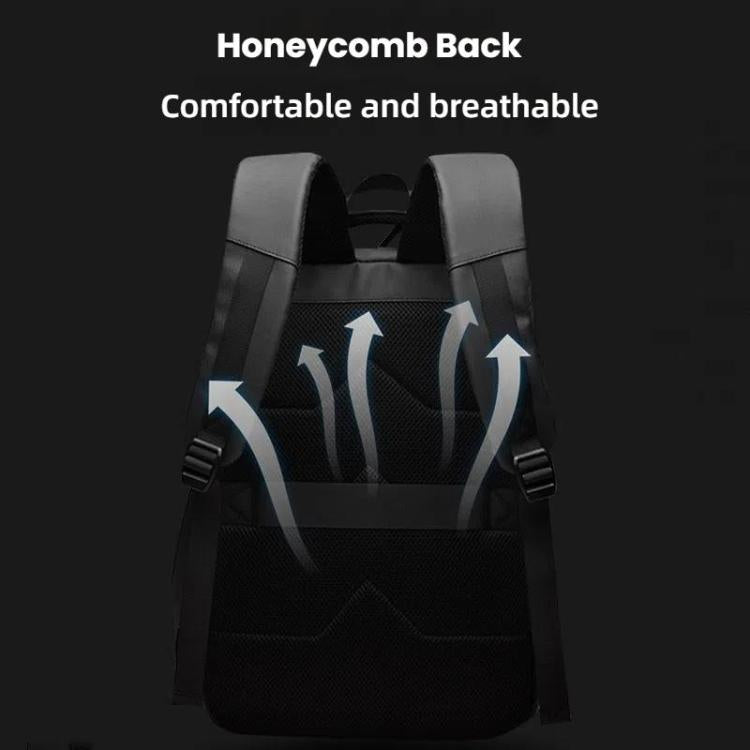 Avtoit | Men's 14-Inch Laptop Backpack Waterproof Large Capacity Business Commuter Backpack (Black)