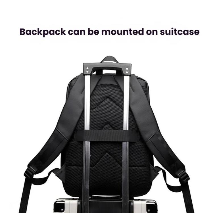 Avtoit | Men's 14-Inch Laptop Backpack Waterproof Large Capacity Business Commuter Backpack (Black)