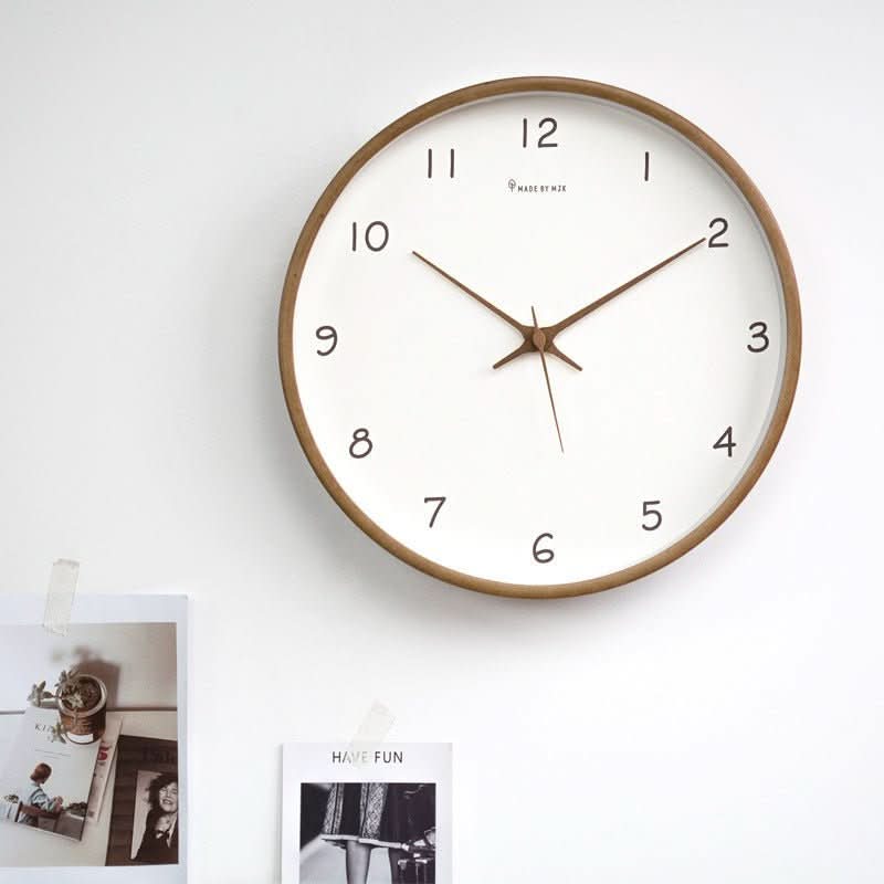 Avtoit | Analog Wood Wall Clock with Silent Movement