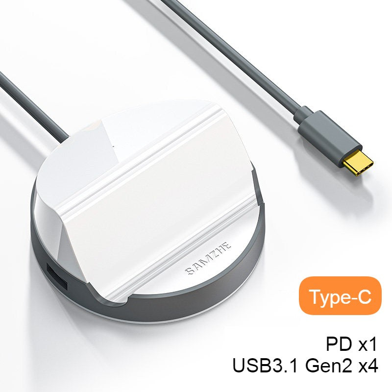 Avtoit | USB 3.0 Hub with 4 USB Ports & Phone Holder, for HHD, Flash Drive, Fan, Keyboard, Mouse