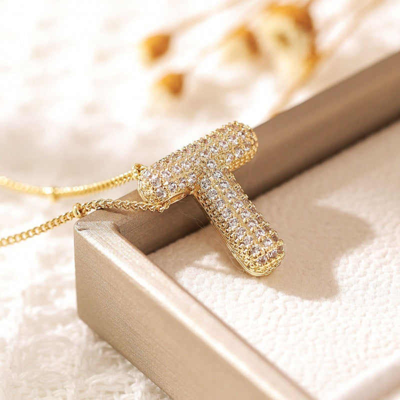 Avtoit | Alphabet-Diamond-Pendant-Necklace
