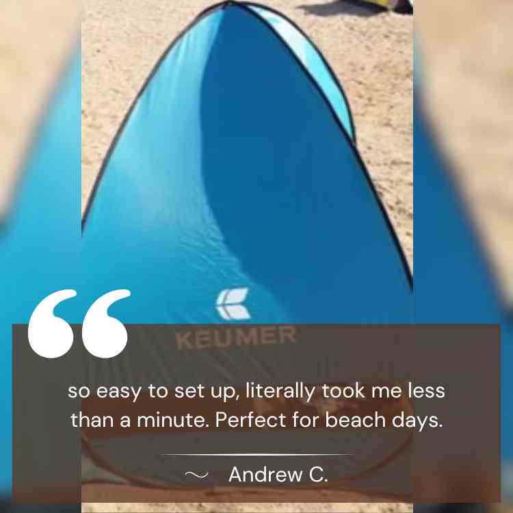 Avtoit | 4-Person Beach Pop-Up Tent for Family Camping, Outdoor Events & Quick Setup