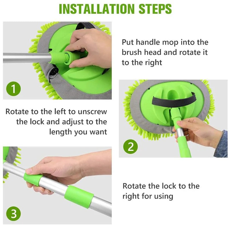 Avtoit | 360° rotatable adjustable cleaning mop