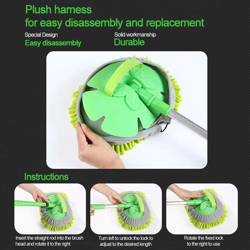 Avtoit | 360° rotatable adjustable cleaning mop